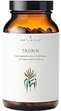 Naturkur® Taurin 900 mg - 240 Kapseln im Apothekerglas - Vegan, laborgeprüft, ohne Zusatzstoffe, in Handarbeit hergestellt in Unterfranken