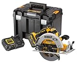 Dewalt Kreissäge, 190 mm, XR DeWalt 18 V, 6 Ah, Li-Ion – DCS573T1-QW