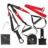 TQQEPOOL Suspension Trainer Home Gym Equipment Sling Trainer Workout Bands Fitness Straps Indoor Outdoor