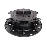 Gartenwelt Riegelsberger justierbarer Plattenlager PRO Stelzlager Stellfuß für Terrassen-Platten Keramik Stein Beton Fliesen höhenverstellbar 64-110 mm | 7 Stück