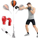 Boxing Speed Trainer - Boxtraining Equipment | Boxsack mit Ständer | Boxsäcke für den Boxing | Boxsäcke für den Boxing | Starker Rebound höhenverstellbar | Boxing-Ausrüstung für die
