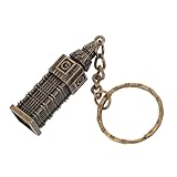 Alipis Metall Schlüsselanhänger Miniatur Souvenir für Auto Schlüssel Reise Schlüsselring Britischer Stil