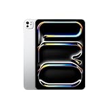 Apple iPad Pro 11 cali (M4): Wyświetlacz Ultra Retina XDR, 1 TB, przedni aparat ultraszerokokątny 12 MP/tylny aparat 12 MP, Wi‑Fi 6E i 5G z kartą eSIM, Face ID, Szkło standardowe – srebrny