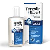 Terzolin Expert Anti-Juckreiz Shampoo - bei fettigen und trockenen Schuppen sowie Juckreiz - feuchtigkeitsspendende Pflege für empfindliche Kopfhaut - 200 ml