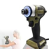 Akku-Bohrschrauber, 21 V Akku-Schlagschrauber und Bohrschrauber-Set, bürstenloser Motor, 4500 U/min, Elektroschrauber für Autoreparatur, Bau, mit LED-Licht