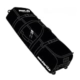 Driver13® Traveler Surfboardtasche Kite Board mit Rollen schwarz 192 cm | 336l