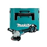 Makita DGA506T1J Winkelschleifer 125 mm BL LXT 18 V + 1 Akku 18 V 5 Ah Li-Ion BL1850B + Makpac Koffer