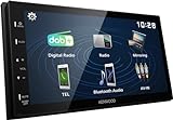 KENWOOD DMX129DAB - 17,3 cm (6,8') Digital Media AV-Receiver mit Quick Boot & Android USB-Mirroring (4x45W, DSP, DAB+/UKW, BT, 3X Pre-Out 2V, USB, iPod/iPhone Control)