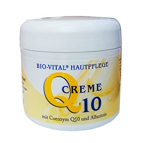 BIO-VITAL Hautpflege Q10 Creme 125ml Coezym Allantoin UV Schutz ALPENHOF Anti-Aging Hautcreme Balsam Gesichtcreme Hals Dekolleté