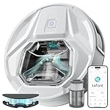 LEFANT M320 Saugroboter, 6.000Pa Staubsauger Roboter mit Präzise-Entfernungs-Navigation, Sichtbar 800ML Staubbehälter, 210Mins, WLAN/App, Ideal für Tierhaare, Teppiche