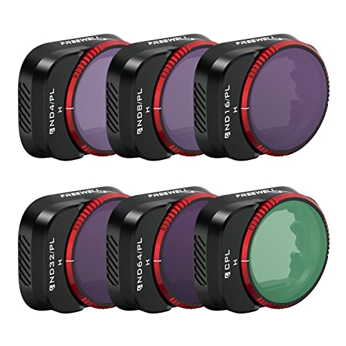 Freewell Bright Day ND/PL, CPL Filters 6Pack Compatible with Mini 3 Pro