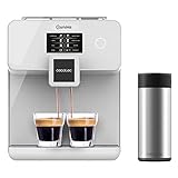 Cecotec Superautomatische Kaffeemaschine mit Power Matic-ccino 8000 Touch Serie Bianca S. 1400 W, Touchscreen, All Cappuccino-System und personalisierbarer Kaffee, 19 Bar, Milchbehälter