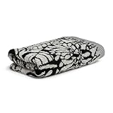 Möve Brooklyn Botanic Handtuch 50 x 100 cm aus 85% Baumwolle / 10% Viskose / 5% Leinen, Nature/Black