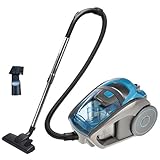 Zyklonischer beutelloser Zylinderstaubsauger, leicht, mit drehbarer Bürste, geräuscharm, ideal für Zuhause, Boden, Teppich, Küche, Sofa, Auto, 1,5 l