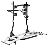 MENABO' Unisex-Adult Portabici Posteriore COBRAP per 2 E-Bike Acciaio Argento, Nero, Unica