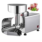 ZOLPINL Elektrisches Tomatensieb, 450 W, handelsübliche Tomatenmühle, Tomatenpresse und -sieb aus Edelstahl, 90–160 kg/h, Motor aus reinem Kupfer, Lebensmittelsieb und Soßenbereiter