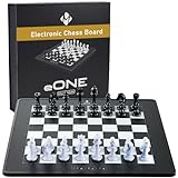 MILLENNIUM eONE M841 – Elektronisches Schachbrett für Online-Spiel auf Lichess, Chess.com und Tornelo. Mit 81 LEDs zur Zuganzeige. Lithium-Ionen-Akku und Bluetooth/USB integriert