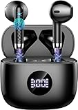 Bluetooth Kopfhörer Bluetooth 5.4, Kopfhörer in Ear mit 4 ENC Geräuschunterdrückung Mic, kabellose Kopfhörer 40 Stunden Wiedergabe, Wireless HiFi Stereo IP7 Wasserdicht für iOS & Android