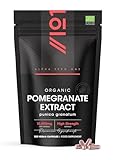 Organic Pomegranate Extract 10,000mg – High Strength Extract – 120 Vegan Capsules – Resealable and Recyclable Pouch by Alpha01