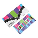 Buntes Kalimba -Maßstab Aufkleber Daumen Klavierschlüsselaufkleber für Anfänger, Gute Haftung Musical Note Dekoration für Bequeme Praxis (17-tone Daumen Klavier Universal) (21-tone Daumen Klavier