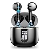 Bluetooth 5.3 Kopfhörer, In Ear Kopfhörer Kabellos mit 4 Mic, 48H Tiefer Bass Spielzeit Wireless Earbud, LED-Anzeige, Bluetooth Ohrhörer mit ENC Noise Cancelling, IP7 Wasserdicht Kopfhörer Sport USB-C