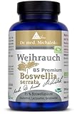 Weihrauch - Boswellia serrata, 400 mg je Kapsel, 100% indischer Weihrauch, Boswelliasäure 85% hochdosierte Weihrauchtabletten Dr. med. Michalzik - ohne Zusatzstoffe von BIOTIKON®