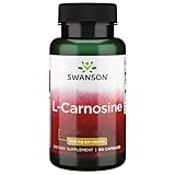 Swanson, L-Carnosine, 500mg, 60 Kapseln, Aminosäure, hochdosiert, Laborgeprüft, Sojafrei, Glutenfrei, Ohne Gentechnik, L-Carnosin