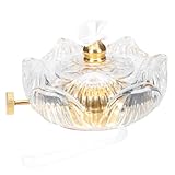 SOIMISS Retro Kerosinlampenbrenner aus Kristall Langlebiges Ersatzteil für Öl Lampion Dekorativer Lampenbrenner Passend für Antike Öllampen Vielseitiges Beleuchtungszubehör für Zuhause