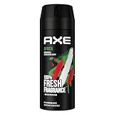 Axe Bodyspray Africa Deo ohne Aluminium sorgt 48 Stunden lang für effektiven Schutz vor Körpergeruch 150 ml