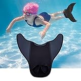 Rianpesn Meerjungfrauen-Schwimmflosse, Schwimmflossen Meerjungfrau Flossen Training Monofin,Einteilige Schwimmflosse,Schwimmflosse Schwimmtrainingshilfe, Für Kinder Jugendliche Erwachsene