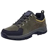 Wanderschuhe Herren Trekkingschuhe Outdoorschuhe Low Top Bergschuhe Sportschuhe Aus Wildleder Ultraleicht StraßEnlaufschuhe rutschfeste Laufschuhe Schlupfschuhe Turnschuhe