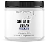 Mumijo Shilajit Kapseln, hochdosiert 14400 mg pro Tagesdosis, das Original aus dem Himalaya, 240 Kapseln, vegan