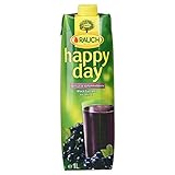 Rauch Happy Day Schwarzer Johannisbeernektar mit Vitamin C, (1 x 1,00 l)