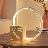 blonbar 10W Nachttischlampe mit USB-Ladefunktion, Wake Up Licht Wecker Touch Control Dimmbar Tischlampe Einschlafhilfe Babys & Erwachsene, 3 Stufige Helligkeit Nachtlicht für Schlafzimmer Wohnzimmer…
