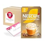 Pere's Candy Bundle für 8 x 112g NESCAFÉ CAPPUCCINO VANILLA Getränkepulver (8x14g) Genuss wie im Café, bei dir zu Hause + Pere's Candy Notepad 25 Blatt