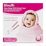 Wondfo Schwangerschaftstest Frühschwangerschaftstest Frühtest Schwangerschaft Ultra empfindlicher 20er Pack Pregnancy Test