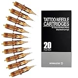 20pcs Profi Tattoo Nadeln Set, Harsso 3RL/5RL/7RL/9RL/7RM/9RM Cartridge Tattoonadel Kit zum Linen & Shaden, hygienisch und sicher (Mixed)