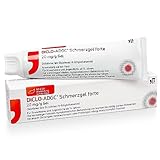 DICLO-ADGC® Schmerzgel forte 60g - effektive Schmerzlinderung - Behandlung von leichten bis mäßig starken Schmerzen bei akuten Zerrungen, Verstauchungen oder Prellungen