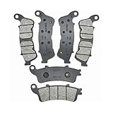 SCSTHRCRA Motorrad Vorder Hinter Bremsbeläge Für Honda XL1000V Varadero 2007-2009 XL1000VA Varadero ABS 2004-2009 XL 1000V 1000VA Motorrad Vorne Hinten bremsbeläge (Front Rear Pads)