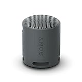 Sony SRS-XB100 - Kabelloser Bluetooth-Lautsprecher, tragbar, leicht, kompakt, Outdoor, Reise, langlebig, IP67 wasser- und staubdicht, 16 Std Akku, Trageriemen, Freisprechfunktion, schwarz