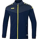 JAKO Herren Champ 2.0 Polyesterjacke, marine/darkblue/Neongelb, L EU