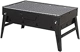 PNAJFUEL Bbq-Grill Gasgrill Klappbare Grills Terrassen-Barbecue Holzkohleofen Edelstahl Camping-Picknickzubehör Werkzeuge
