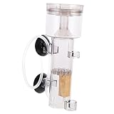 Lurrose Aquarium Protein Skimmer Professioneller Proteinabschäumer für Aquarien Effizienter Ölfilm Entferner für Kristallklares Wasser im Fischbecken