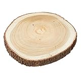 Meinposten. Holzscheibe Baumscheibe Dekobrett Holz Holzbrett Brett Tischdeko Tablett Ø 30 cm