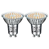 EACLL GU10 LED Warmweiss 10W Ersetzt 140W Halogen Leuchtmittel, 2er-Pack. 1050 Lumen 3000K Birnen, AC 230V Flimmerfrei Strahler, Abstrahlwinkel 120 Grad Spot, Nicht Dimmbar Reflektorlampen