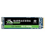 Seagate BarraCuda Q5, interne SSD 1 TB, M.2 NVMe-PCIe Gen3×4, 3D-QLC,PC, Notebook & Mac, inkl. 1 Jahr Rescue Service, Modellnr.: ZP1000CV3A001