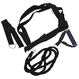 ifundom 1 Satz Laufwiderstandsband Schnur-Bungee springendes Trainingsseil Fitness-Spannseil Hürdentrainingsgeräte seilspanner doppeltes Widerstandsband Zugseil trainieren Zufällige Farbe