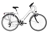 KS Cycling Trekkingrad Damen Alu-Rahmen 28'' Metropolis weiß RH 53 cm Multipositionslenker
