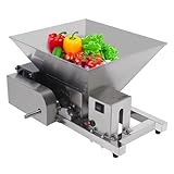 4L Elektrische Obstmühle 60W Kupfermotor 35x31cm Elektrische Futtermühle für Obstwein Herstellung Haushalt Gewerbe​