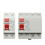 2P 4P Typ A FI-SCHUTZSCHALTER RCD ELCB Elektromagnetische Fehlerstromschutzschalter Differentialschalter Schalter 1 Stücke(100mA,2P 63A)